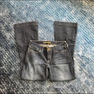 Express Eva Fit & Flare Jeans